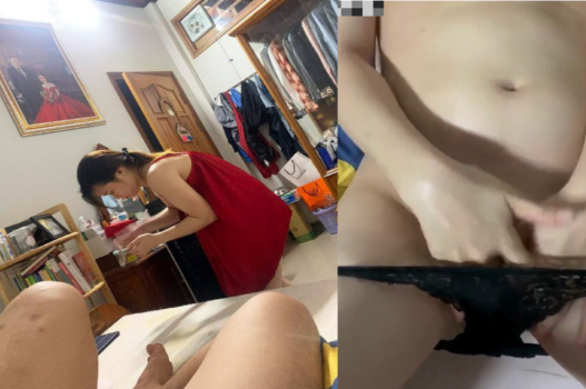 Chồng đi xa vợ vội đụ thằng hàng xóm