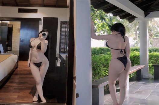 Clip cô người mẫu ảnh quyến rũ gần gũi với người thành đạt