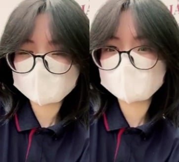 Em Ngọc Lam gen Z kính cận dâm không tưởng